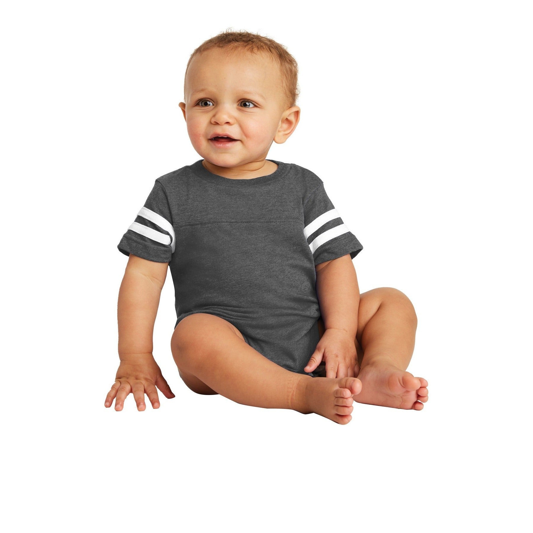 Rabbit Skins-Rabbit Skins™ Infant Football Fine Jersey Bodysuit. RS4437-MedTech-5